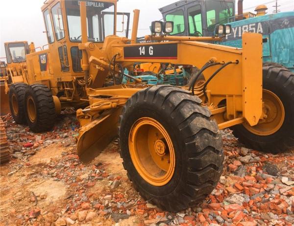 Secondhand Motor Grade Caterpillar 14G with a Low Price But Good Condition, Used