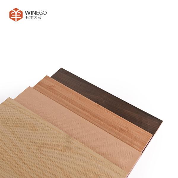 Micro Perforated Acoustic Wood Ceiling Panels , Sound Proof Ceiling Tiles
