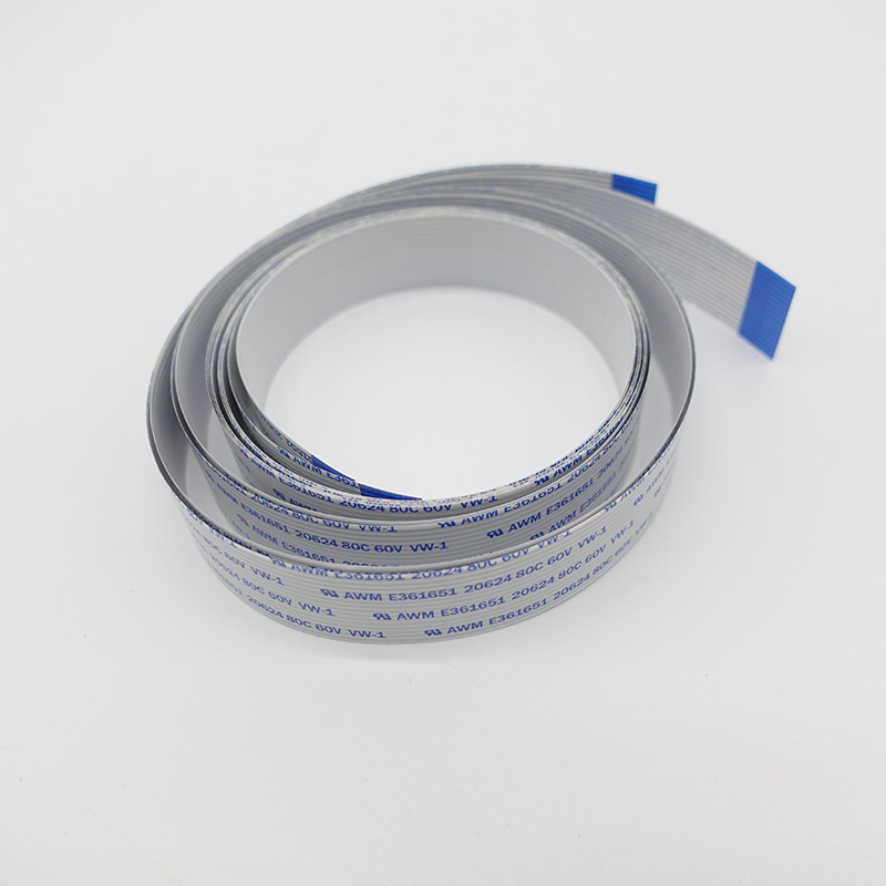 Vehicle Industry Blue Power Cable Custom Wiring Harness with Flexible Flat Cable
