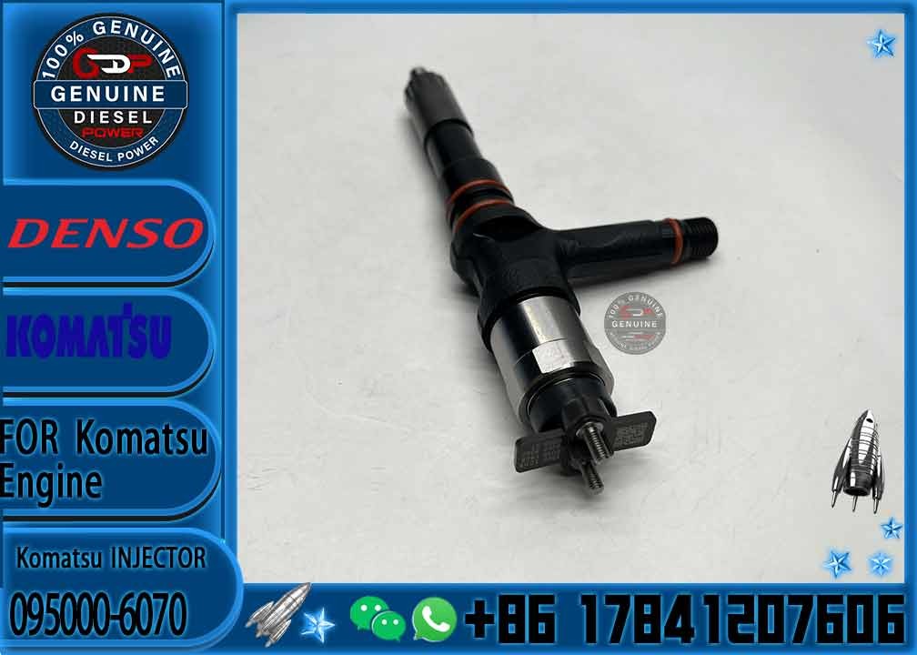 Fuel Injector 095000-6070 For Komatsu 6251-11-3100