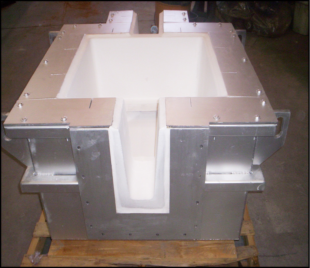 High Efficiency Foam Ceramic Filter Plate Filter Box 17 Inches Plate For Aluminium Filtration