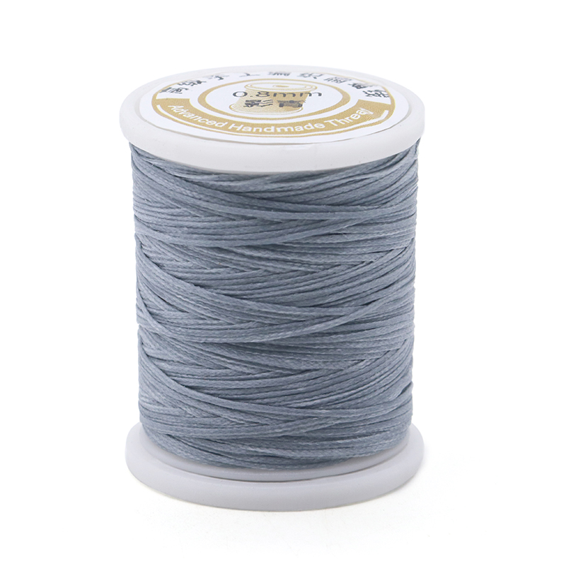Crochet Bracelet Thread 0.8mm Strong and Durable Spun Wax Thread for Hand-stitched Knitting