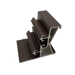 Quality 6063 T5 Brown Powder Coated Aluminium Extrusions wholesale