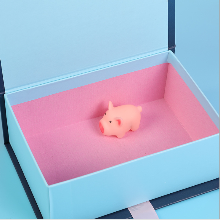 Recycled Materials Custom Logo Baby Clothes Gift Box Set Packaging Boxes With Ribbon