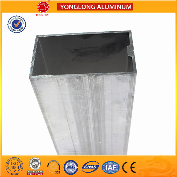 Customized Size Aluminium Industrial Extrusion Tube Profile 6m Length