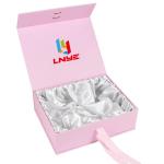 Customized Logo Luxury Magnetic Gift Box Closure For Cosmetics Clothing Wig Gift