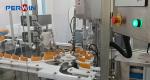 Manually Put Bottles Into Bottle Holders Diagnostic Reagent Filling Line