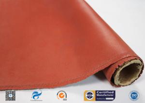 Quality Red Silicone Coated High Silica Fiberglass Fabric Insulation Materials wholesale