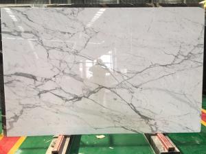 Quality Italy calacatta extra white marble slab 2 cm natural stone slab wholesale