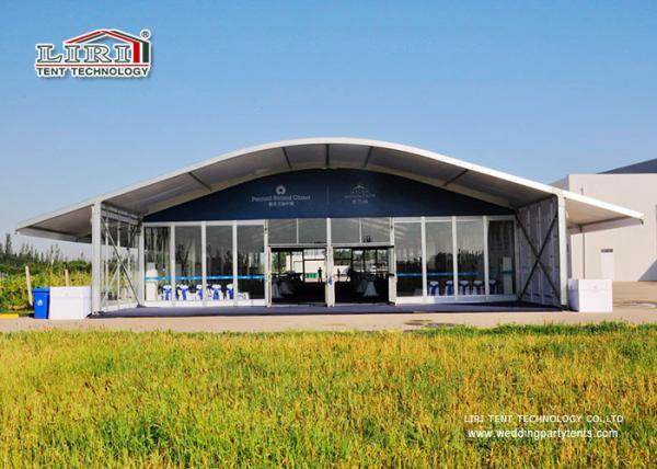 1000 People Party Tent Outdoor Event Tent With Glass Wall 20x50m Aluminum Tent