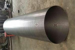 Quality 0.1mm Continuous Slot Screen 4m Length AISI 316 Johnson Well Screen wholesale