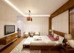Asian Style Embossed White Wallpaper , Waterproof Leaf Pattern Wallpaper