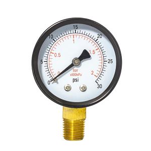 Quality Glass Compound 30 Psi 3&quot; 75MM General Pressure Gauges 1/8'' NPT wholesale