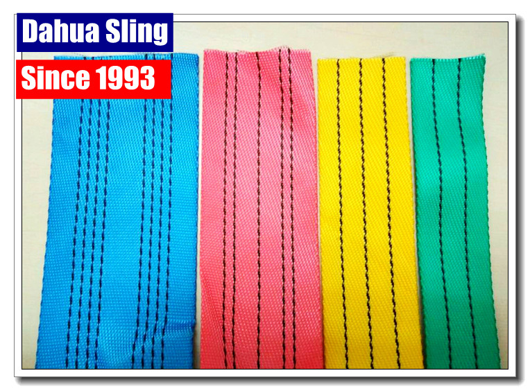 8 Inches Polyester Webbing Roll For Lashing Straps High Breaking Strength