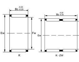 Quality Automotive Bearings Needle Bearings For Automotive K38×46×20 wholesale