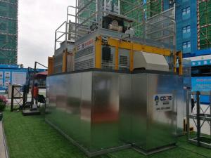 Quality Q345B Steel Lifting 46 M / Min Construction Site Elevator wholesale