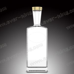 Quality Beautiful 750ML Rum Glass Bottle wholesale