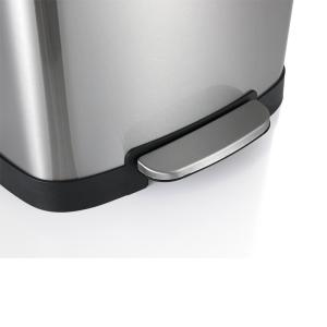 Quality Anti Smudge Soft Step Stainless Steel 13 Gallon Trash Can wholesale