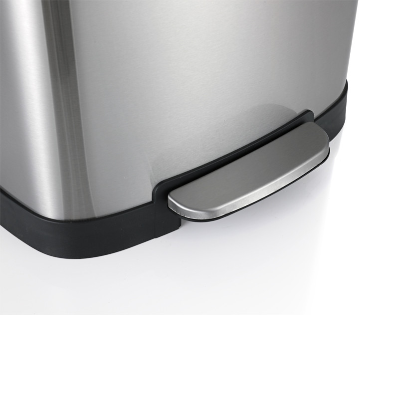 50L Stainless Steel Step Trash Can Free Logo Print