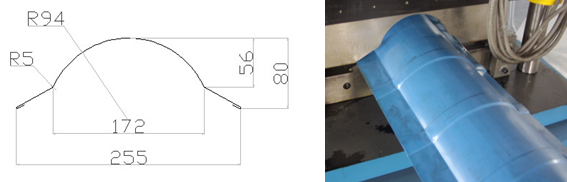 Ridge Cap Roll Forming Machine, Ridge Cap Machine