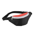 Custom Travel Waterproof Fanny Packs / Waist Pack Polyester With 2 Zipper