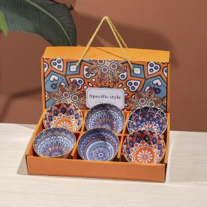 Quality Bohemian Style Ceramic Rice Bowl Perfect Christmas Gift in Porcelain Material wholesale