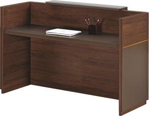 Quality BAILI 1.6M Office Reception Desks Melamine Wooden Reception Desk wholesale