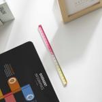 School Creative Stationery Gradient Color Acrylic Transparent Cubic Ruler