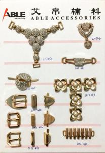 Quality Gold Color Horse Metal Shoe Buckles For Shoe Accessories , Long - Life wholesale