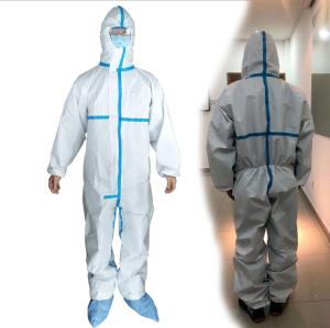 Quality Medical Disposable Protective Suit , Breathable Disposable Coveralls CE FDA Certified wholesale