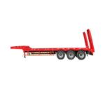 AND9408TDP 8 Axle High Strength Lowboy Truck Lowbed Semi Trailer for 60 80 100