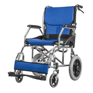 Quality Durable Solid Seat Wheelchair , Lightweight Folding Manual Wheelchairs OEM available wholesale