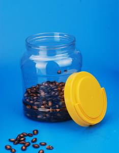 Quality Food Grade Clear Airtight Plastic Jars Screw Lid Sealing Type 2600Ml wholesale