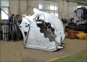 Quality Durable Excavator Grab Bucket Hyundai R210 Great Clamping Force Hydraulic Power wholesale