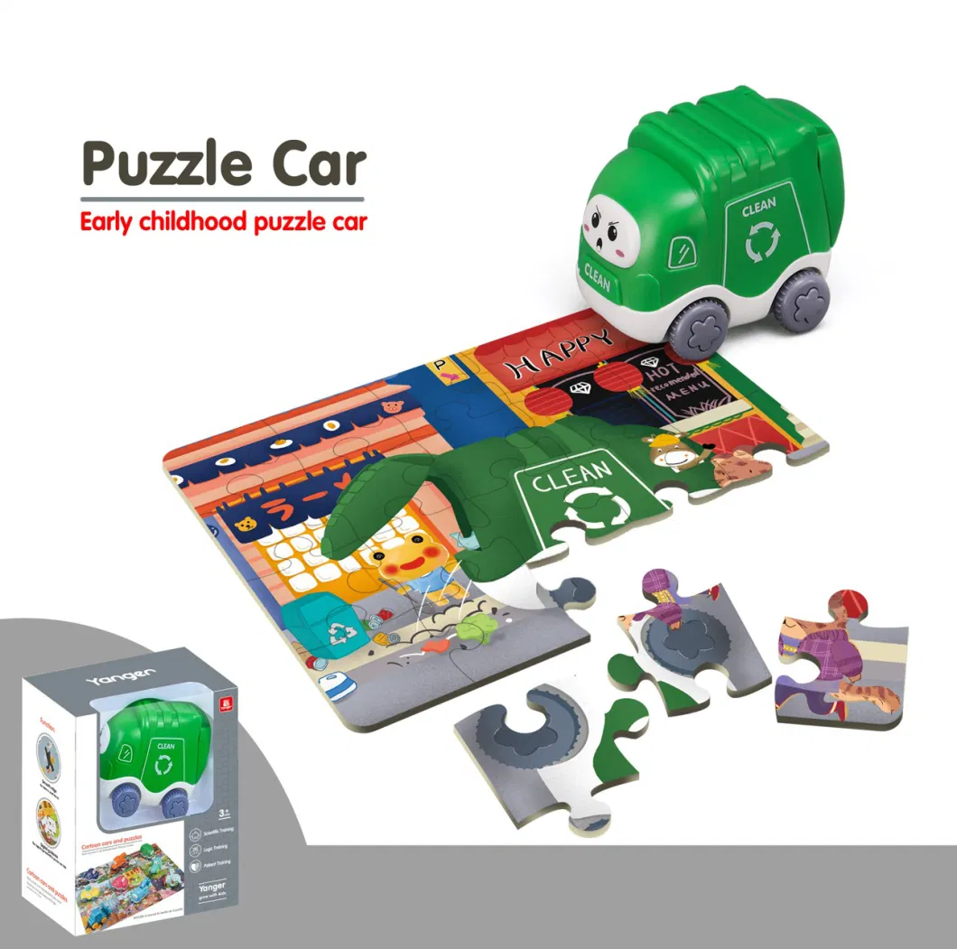 Wholesale Children&prime;s Baby Gifts Interesting Children&prime;s Games Puzzle Puzzle Education Toys Inertia Friction Cartoon Car