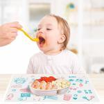 Adhesive Disposable Table Placemats For Baby / Infant / Toddler