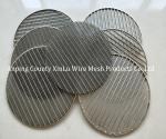 Water Filtration 304 Stainless Steel Filter Plate Screen Mesh 0.1mm Open Area