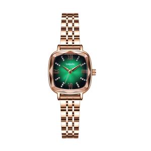 Quality Stainless Steel Quartz Women'S Bracelet Watches Waterproof Square Quartz Watch wholesale