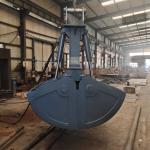 2 Ton Bulk Cargo Crane Grab Electric Hydraulic Clamshell Grab Bucket