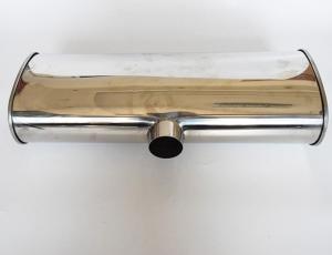 Quality Weld On Install 2.5 Inch SS304 Car Flow Sound Muffler wholesale