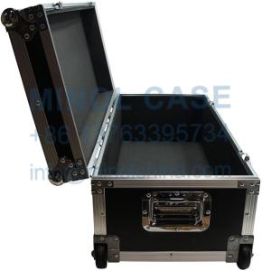 Quality Trolley Aluminum Mid Size Drum Hardware DJ Flight Case Utility Hard wholesale