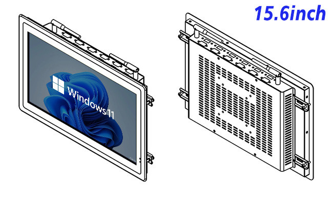 15.6-Inch Integrated Windows Display for Factory Control Panels and Smart Systems