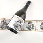 Red Wine Bottle Stickers Beer Waterproof Hot Stamping Gold Foil White Wine