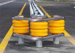 Quality Tunnel Entrances Highway Roller Barrier With Yellow Red wholesale