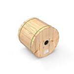 GYTA53/GYTA/GYTS Black Outdoor Fiber Optic Cable For Underground Direct Buried