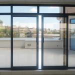 Waterproof Interior Aluminum Sliding Doors 1.4mm 1.6mm