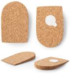 Antistatic Antiskid Natural Cork Sole Heel Lift Inserts 4.5*2.7in 4.25*2.4in