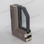 Household Two Layer Glass Broken Bridge Aluminum System Window With Anti-Theft