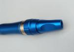 7V Sea Blue Cosmetic Tattoo Machine Makeup Eyebrow Easy To Operate Low Noise