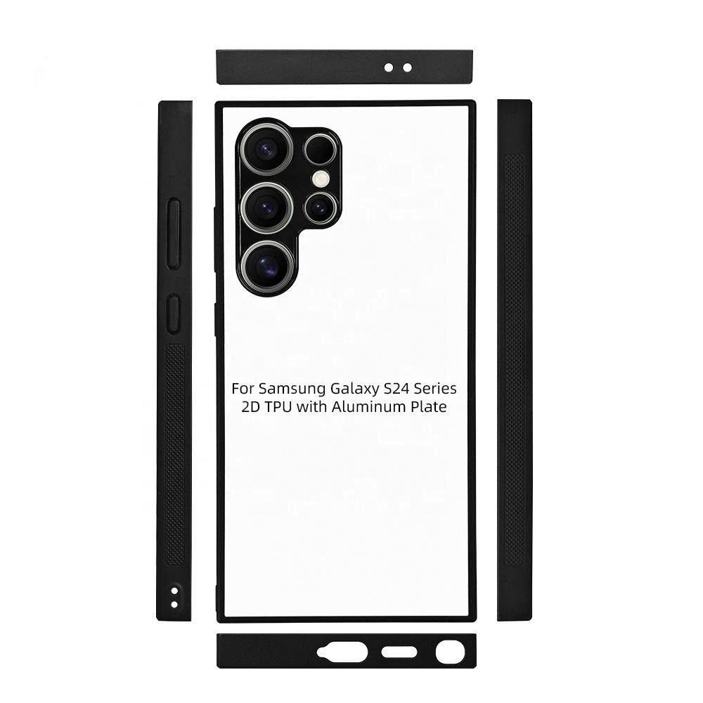 Shockproof 2D Blank TPU PC Sublimation Cellphone Cases for Samsung S24 Ultra Plus